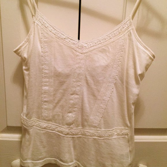 EUC Tank Top with Lace Detail - Picture 1 of 3
